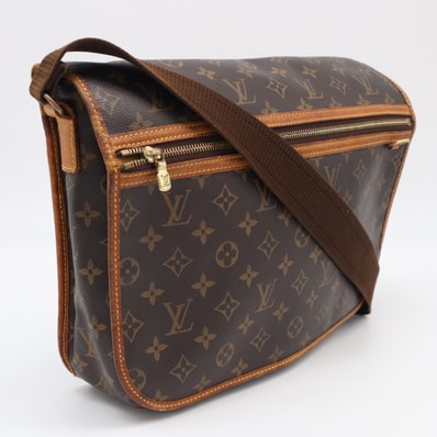 LOUIS VUITTON ルイ・ヴィトン モノグラム メッセンジャーボスフォールGM M40105 ショルダーバッグ ブラウン ベージュ コーティングキャンバス レザー メンズ