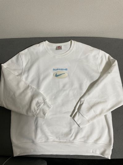 Supreme / Nike Jewel Crewneck "White"
