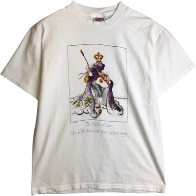 古着 80年代 ヘインズ Hanes COMFORT-T 風刺画 アートTシャツ メンズM相当 ヴィンテージ/eaa636880
