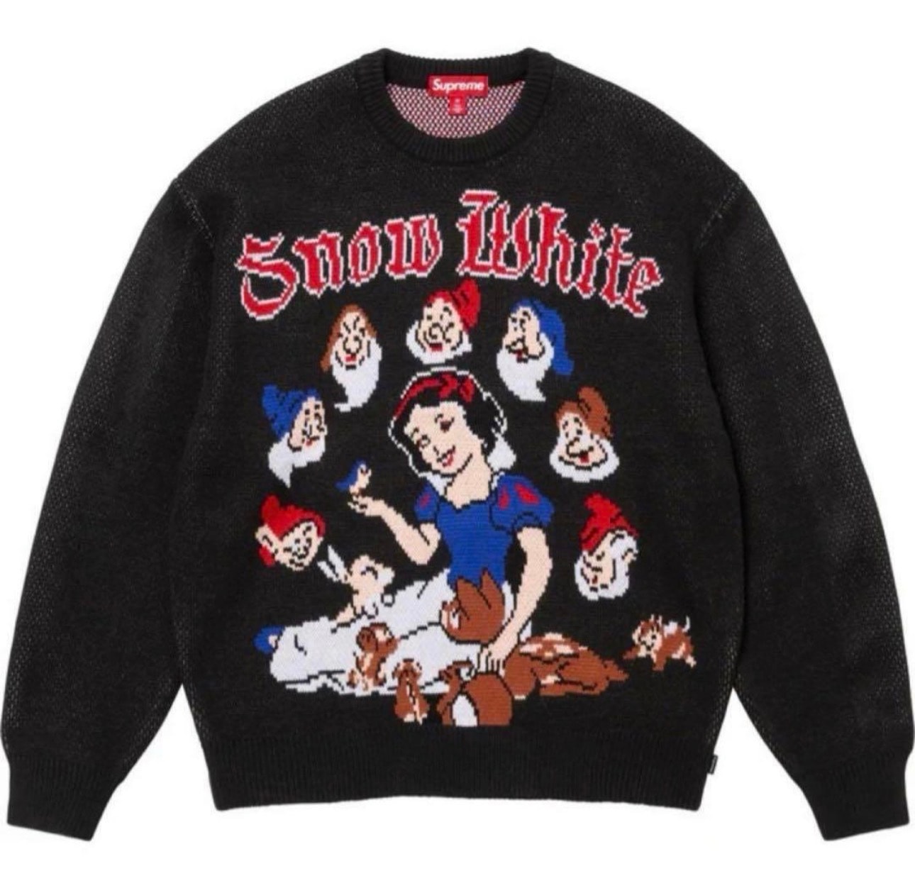 Supreme Snow White Sweater "Black"