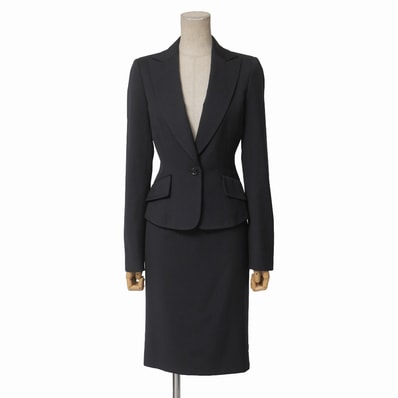 BURBERRY BLACK LABEL バーバリーブラックレーベル セットアップ サイズジャケット38/パンツ36/スカート36 テーラードジャケット + スラックス パンツ + スカート ブランド古着【中古】20260317/RA8325