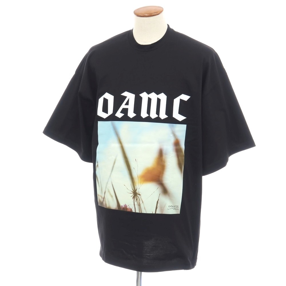 【中古】オーエーエムシー OAMC コットン クルーネック 半袖Tシャツ ブラック【サイズM】【メンズ】
