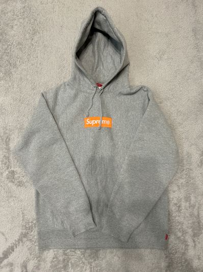 Supreme Box Logo Hooded Sweatshirt "Hether Grey" (17FW)