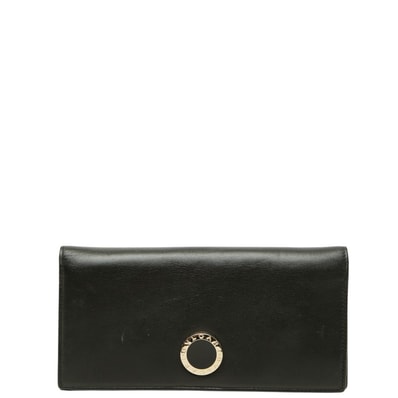 ブルガリ ブルガリブルガリ 長財布 ブラック レザー レディース BVLGARI 中古