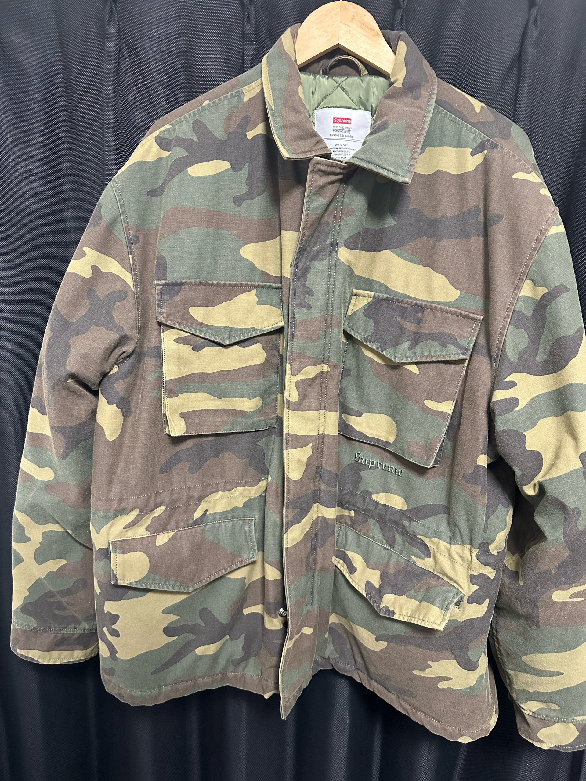 Supreme AOI Cross M52 Jacket "Woodland Camo"