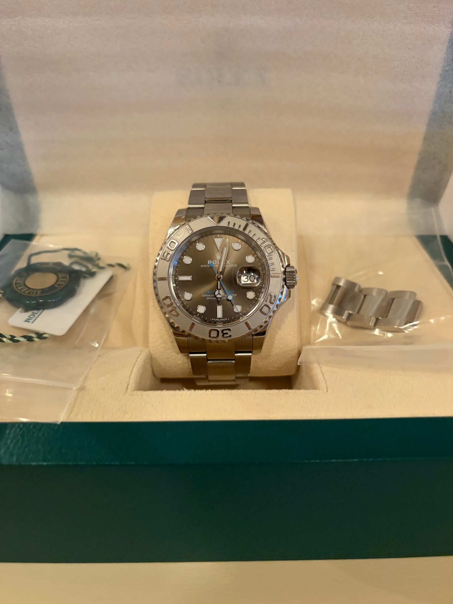 ROLEX Yacht-Master "Slate/Stainless Steel/Platinum"