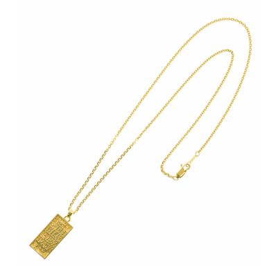 BlackEyePatch HWC Label Pen Dant Necklace "Gold"