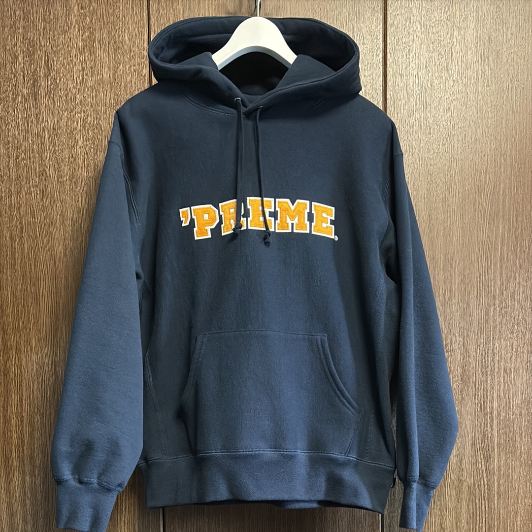 Supreme Preme Hooded Sweatshirt "Navy"