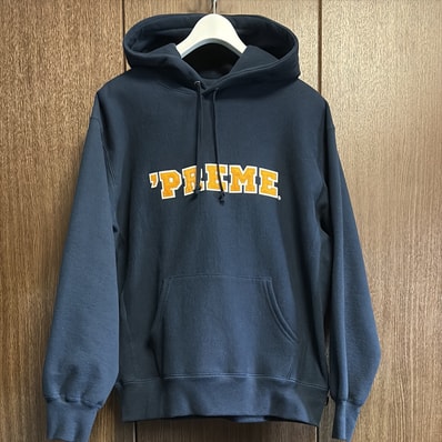 Supreme Preme Hooded Sweatshirt "Navy"