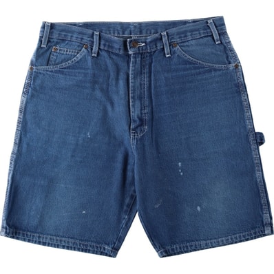 古着 ディッキーズ Dickies Relaxed Fit デニムペインターショーツ ショートパンツ メンズw37相当/eaa653335