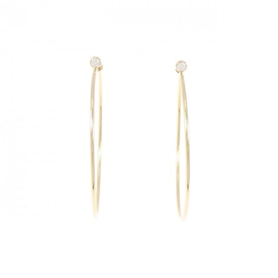 ティファニー ダイヤモンド フープ ピアス