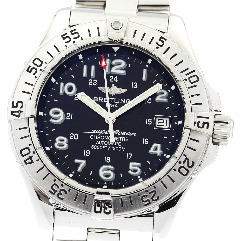 ブライトリング スーパーオーシャン デイト A17360 メンズ 【中古】