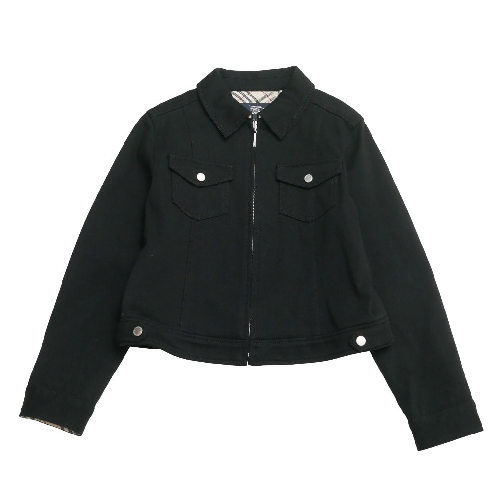 ■美品■BURBERRY バーバリー ジャケット サイズ130A キッズ ジップアップ ブランド古着【中古】20260325/RA8490
