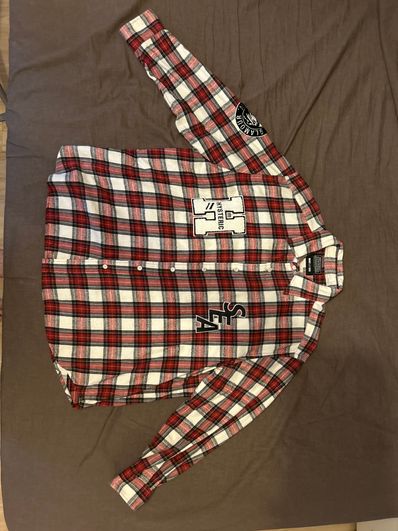 WIND AND SEA x HYSTERIC GLAMOUR Check Shirt "Red"