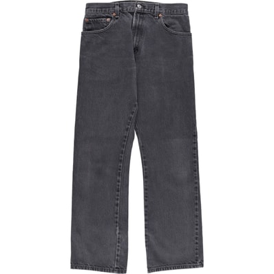 古着 リーバイス Levi's 517 BOOT CUT ブラックデニム ブーツカットデニムパンツ メンズw32相当/eaa625747