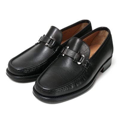 ■美品■Salvatore Ferragamo サルヴァトーレフェラガモ ローファー サイズ6 EE ガンチーニ レザー 靴 ブランド古着【中古】20260515/RA9035
