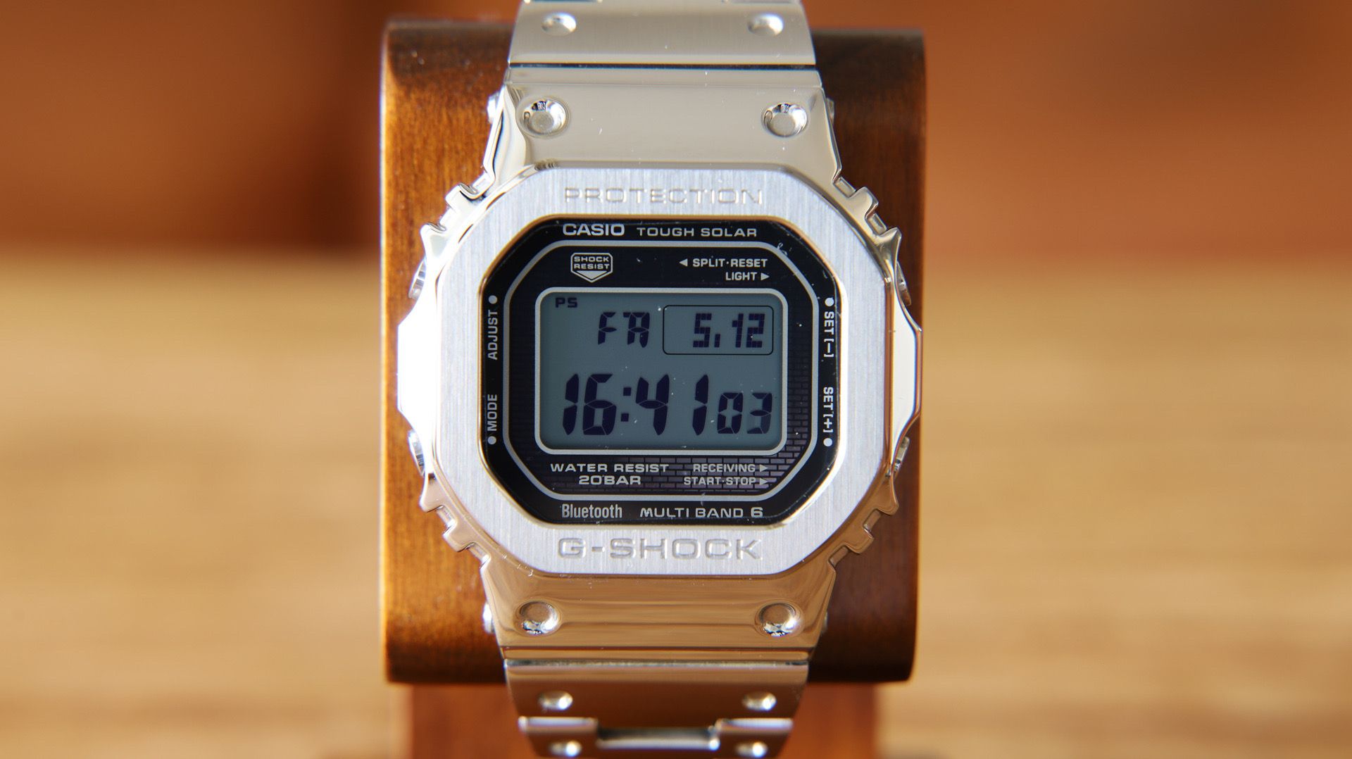 Casio G-Shock GMWB5000D-1 - 44mm in Stainless Steel