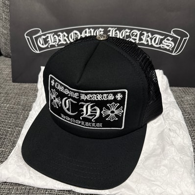 Chrome Hearts CH Trucker Cap Honolulu Exclusive "Black"