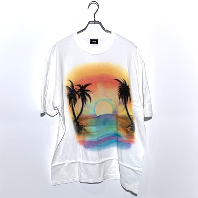 Stussy Sunset Tee "White"
