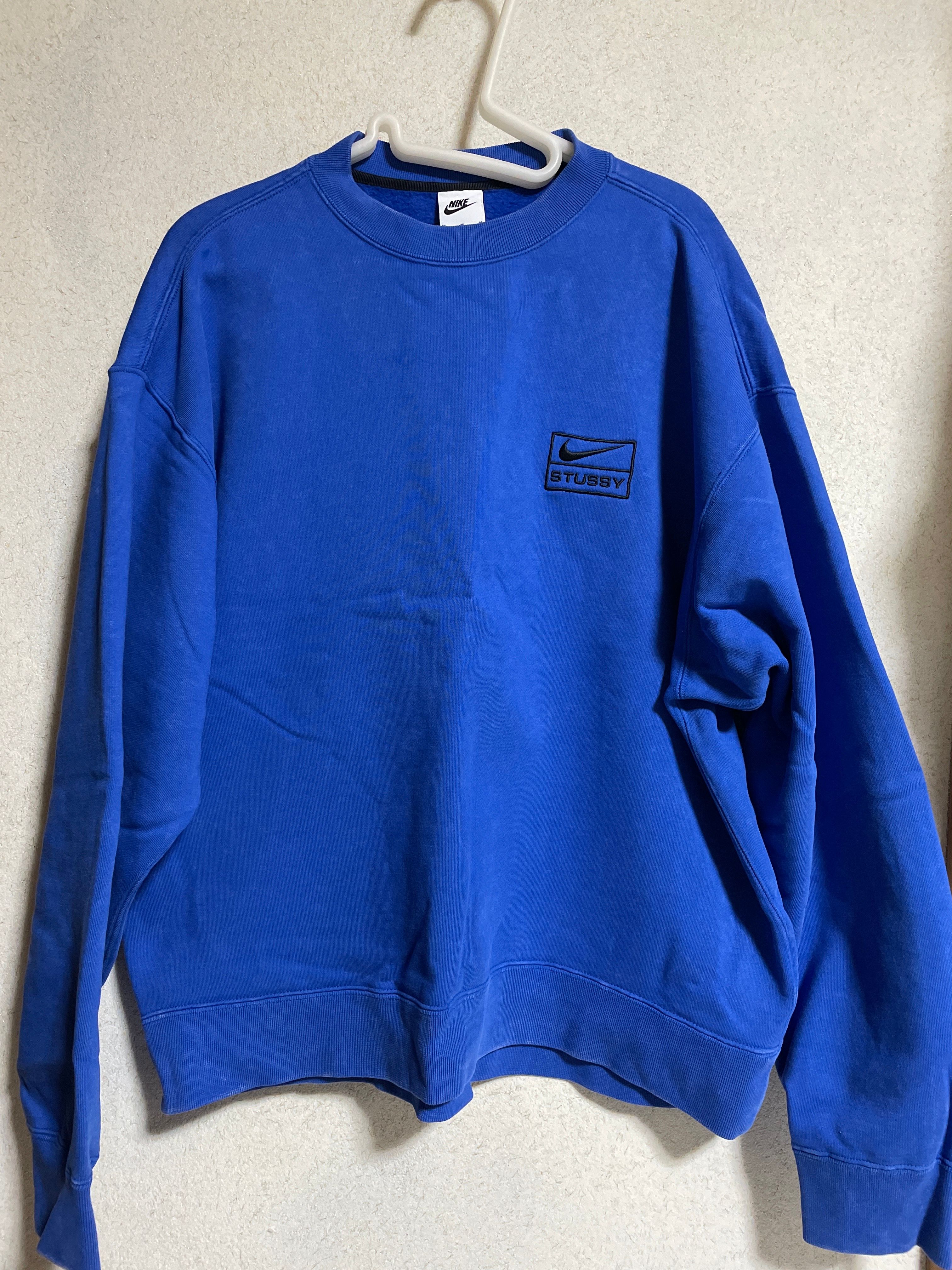 Stussy x Nike Acid Wash Crew (US Size) "Blue" DR4024-480