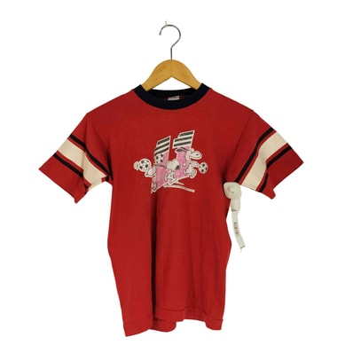 70s バータグ USA製 キャラクター リンガーTシャツ【1141111831257】