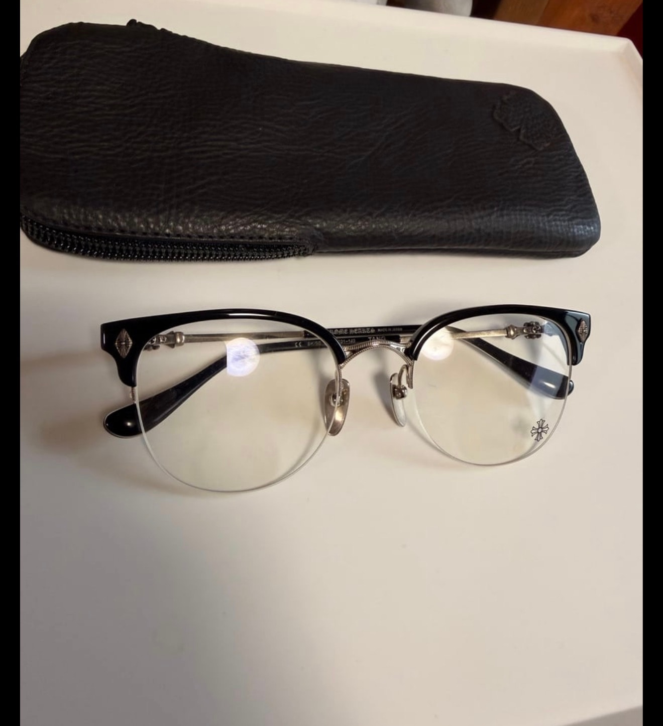 Chrome Hearts TANG BK/SS 51 21-143 Eyewear "Black/Silver"