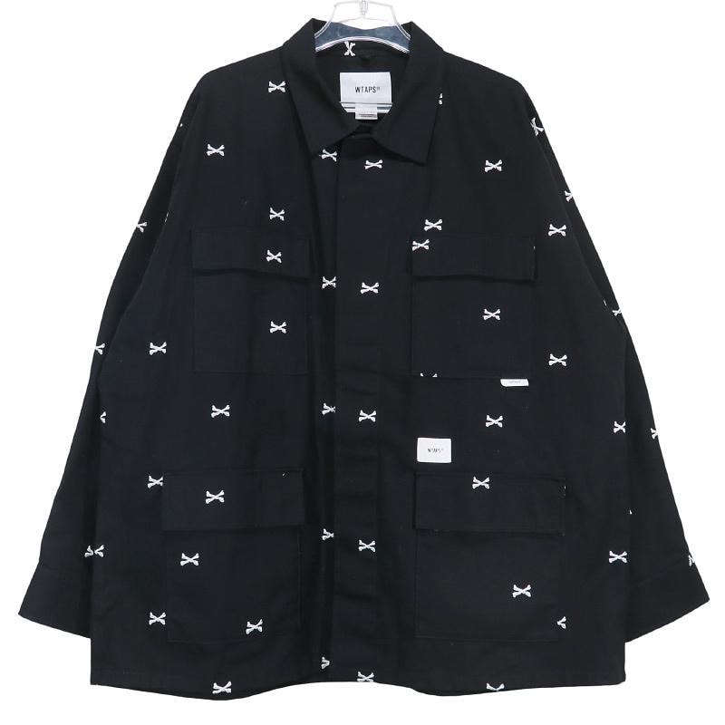 Wtaps JUNGLE 01 / LS / COTTON. OXFORD. TEXTILE "Black"