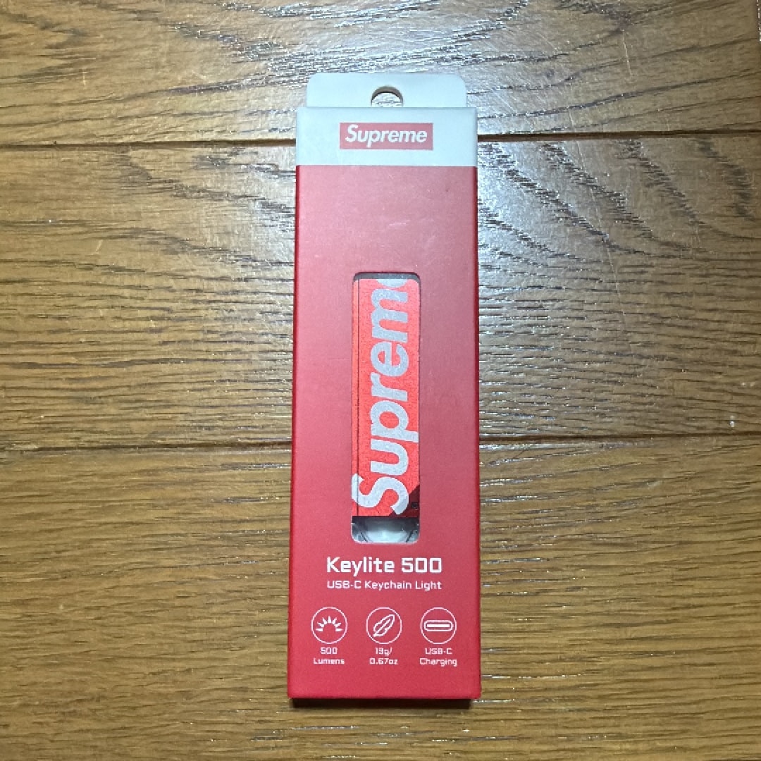 Supreme x ACEBEAM Flashlight Keychain "Red"