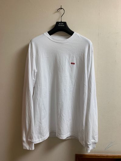 Supreme Small Box L/S Tee "White"(23FW)