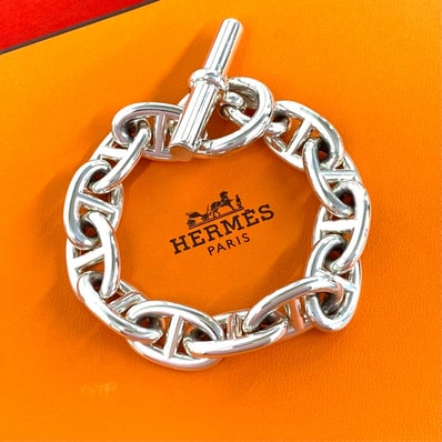 HERMES エルメス シェーヌダンクル TGM 12コマ ブレスレット シルバー925 ブレスレット シルバー
27469