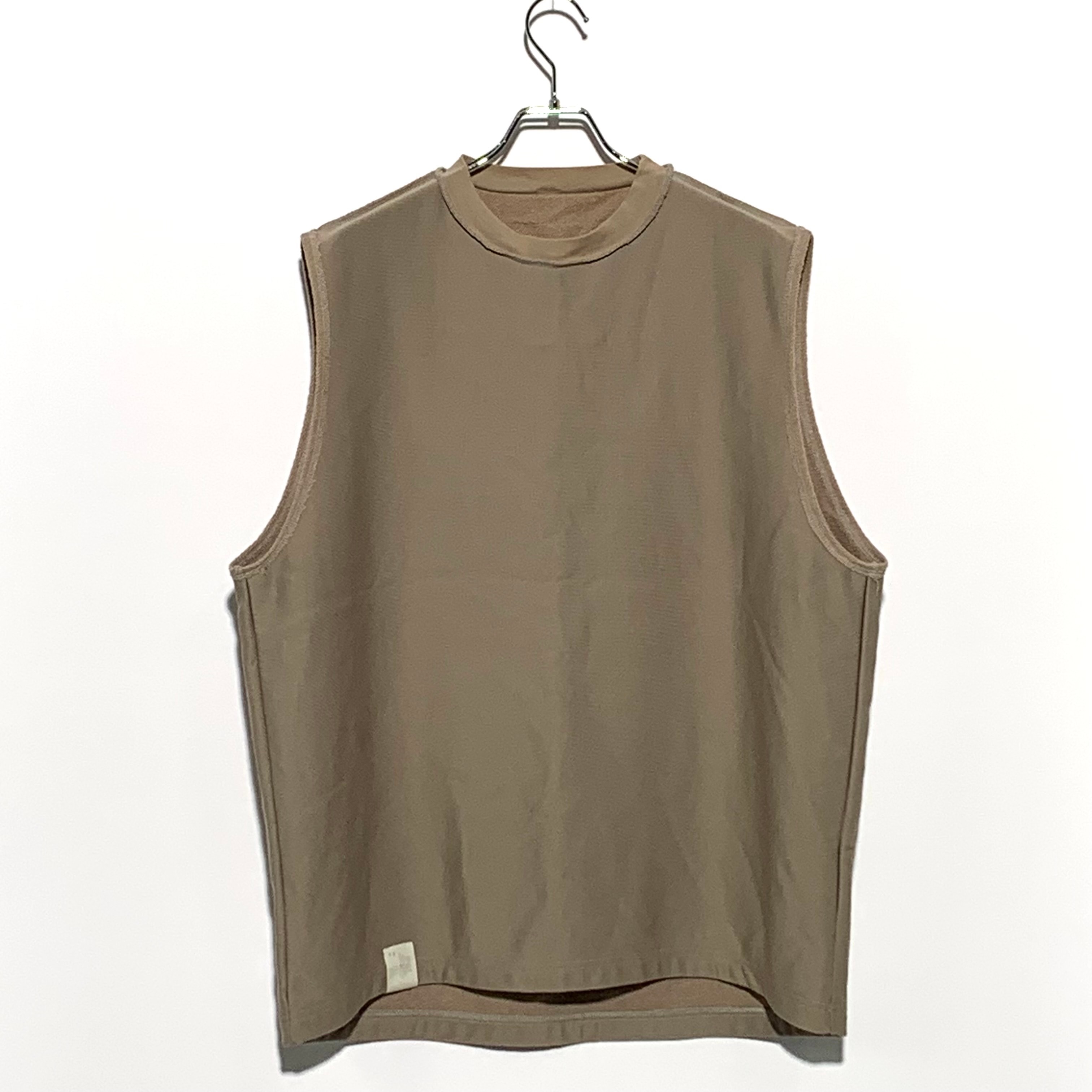 AMERI x N.HOOLYWOOD Sleeveless Sweatshirt beige 21SS