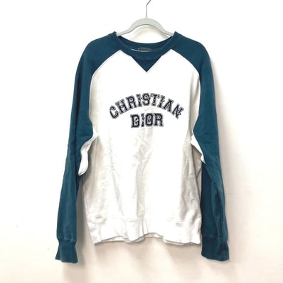 ディオール Dior ケニー・シャーフ ロゴエンブロイダリー 193J636A0687 KENNY SCHARF スウェット 長袖 トップス アパレル トレーナー コットン ホワイト