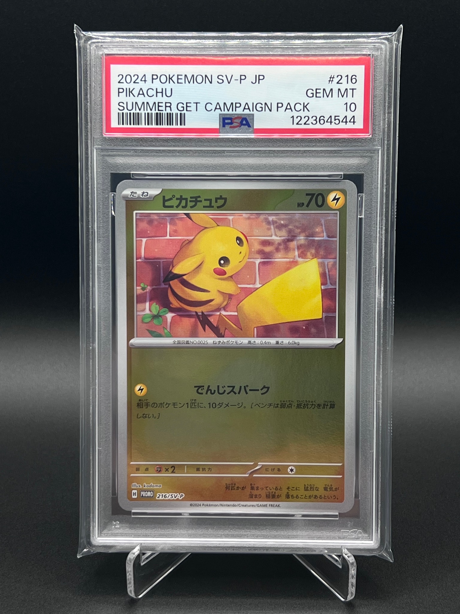 ピカチュウ P [SV-P 216](プロモカードパック「ポケカの夏がキタ