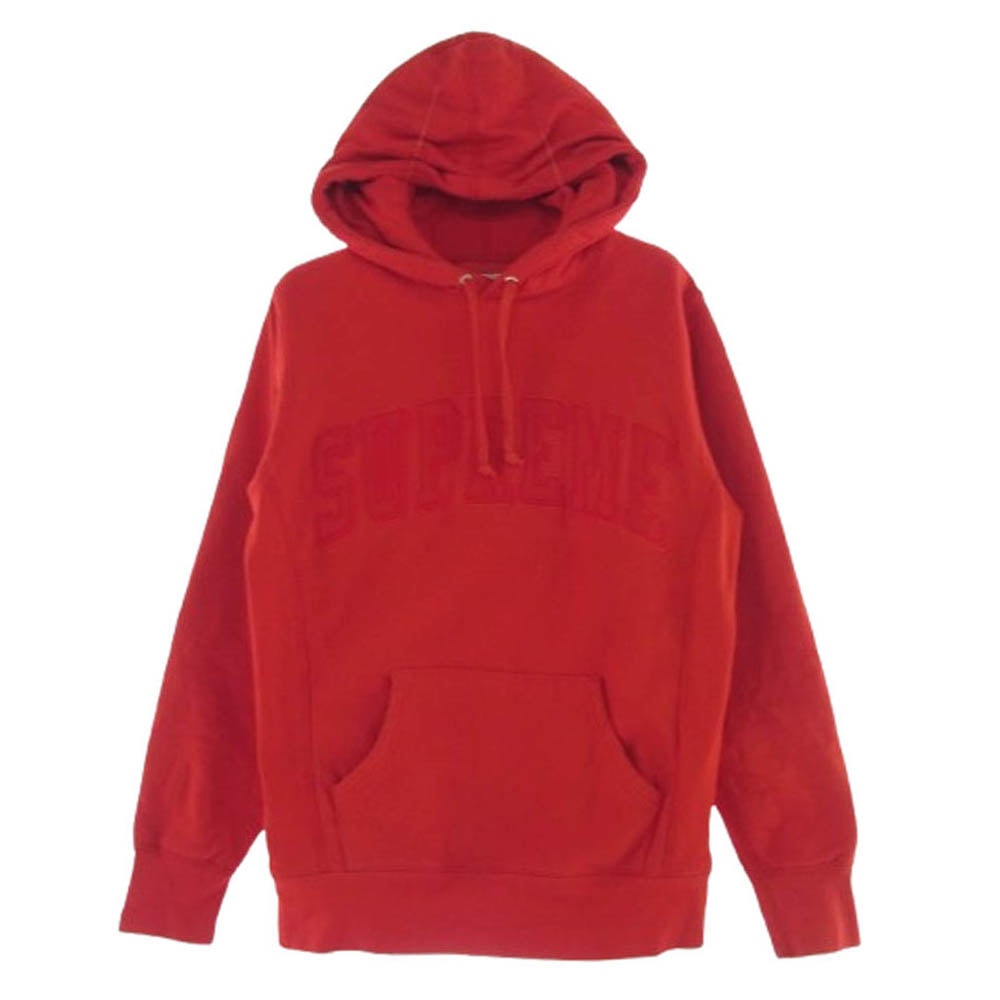 Supreme シュプリーム パーカー 16SS Tonal Arc Hooded Sweatshirt トナルアーク フーデッド スウェットシャツ パーカー レッド系 S【中古】