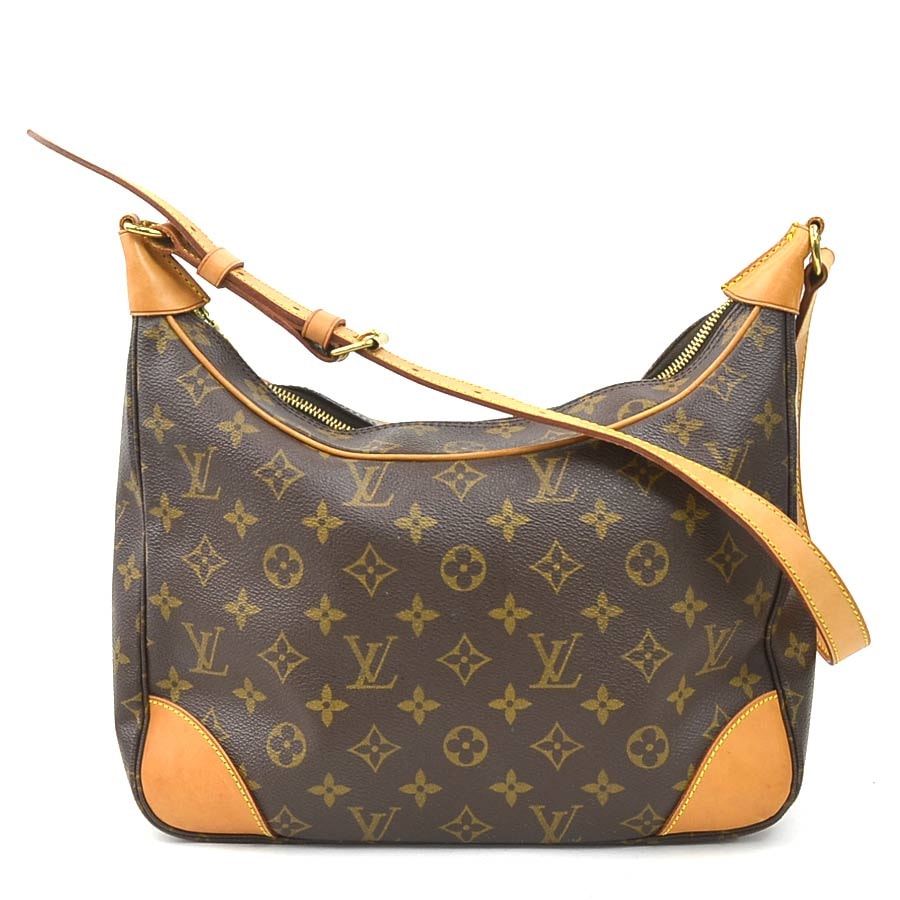 ルイ ヴィトン LOUIS VUITTON ショルダーバッグ モノグラム ブローニュ 30 モノグラムキャンバス ブラウン ゴールド レディース M51265【中古】 e61842a
