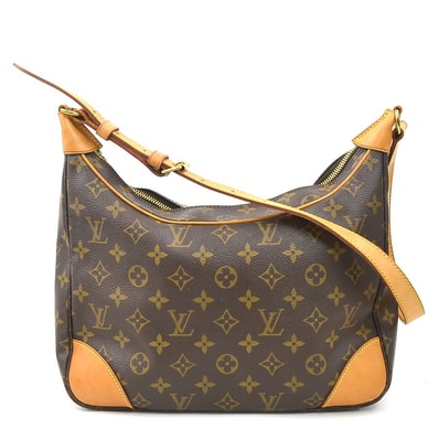 ルイ ヴィトン LOUIS VUITTON ショルダーバッグ モノグラム ブローニュ 30 モノグラムキャンバス ブラウン ゴールド レディース M51265【中古】 e61842a