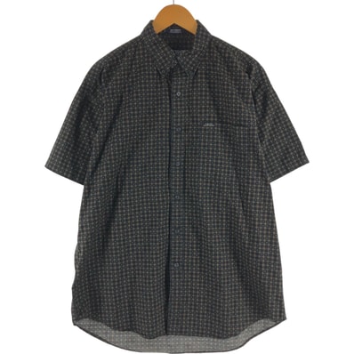 古着 90年代 ラルフローレン Ralph Lauren CHAPS チャップス 半袖 ボタンダウン チェックシャツ メンズL相当 ヴィンテージ/eaa539479