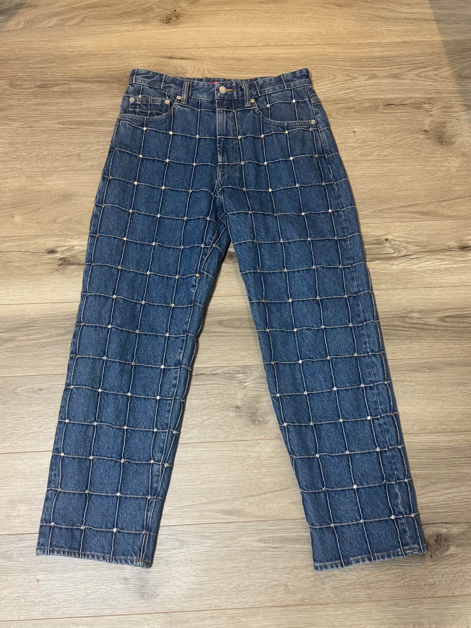 Supreme Studded Seam Loose Fit Jean "Blue"