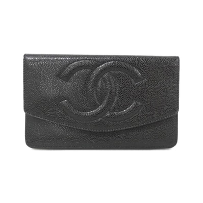 【ヴィンテージ】シャネル タイムレスCC ライン 01434 財布