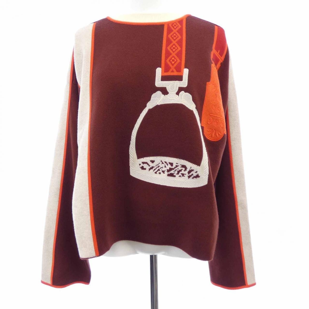 エルメス HERMES ETRIERS STIRRS 4E2653D5 ニット