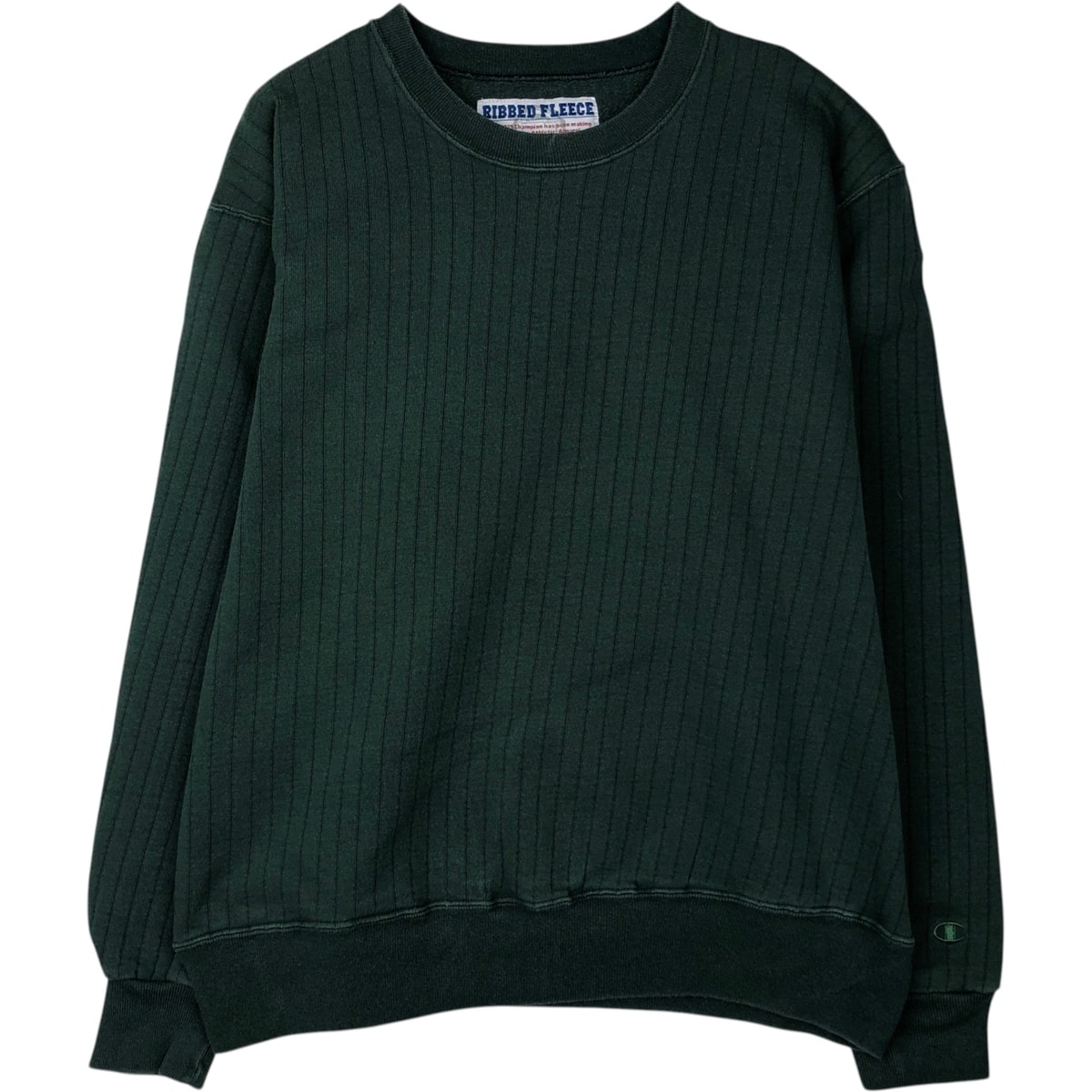 古着 00年代 チャンピオン Champion RIBBED FLEECE 無地 ブランクスウェットシャツ トレーナー メンズXL相当/eaa626461