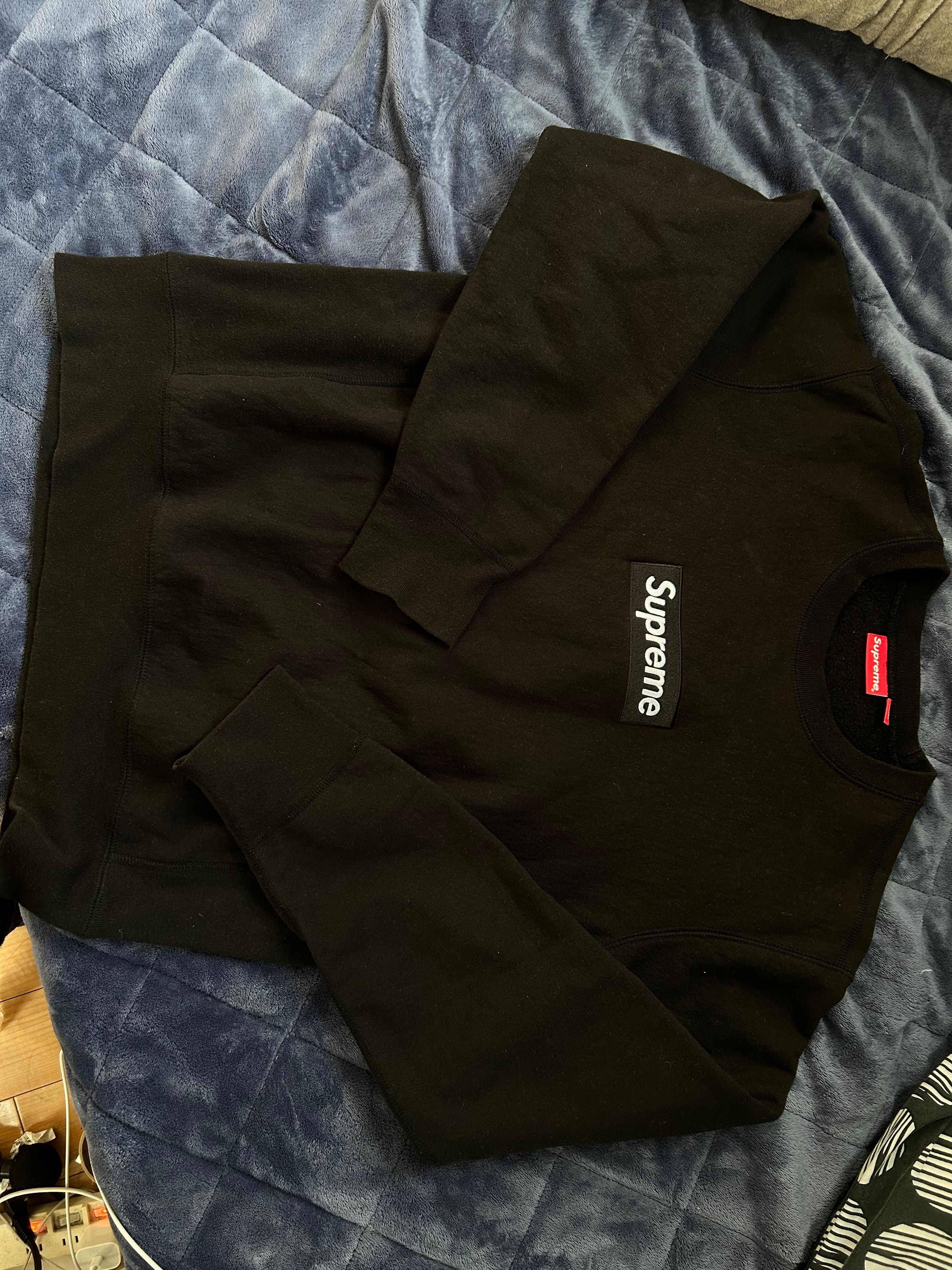 Supreme Box Logo Crewneck Sweatshirt "Black" (18FW)