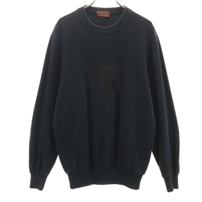 YVES SAINT LAURENT イヴサンローラン 90s 長袖 スウェット トレーナー L ブラック