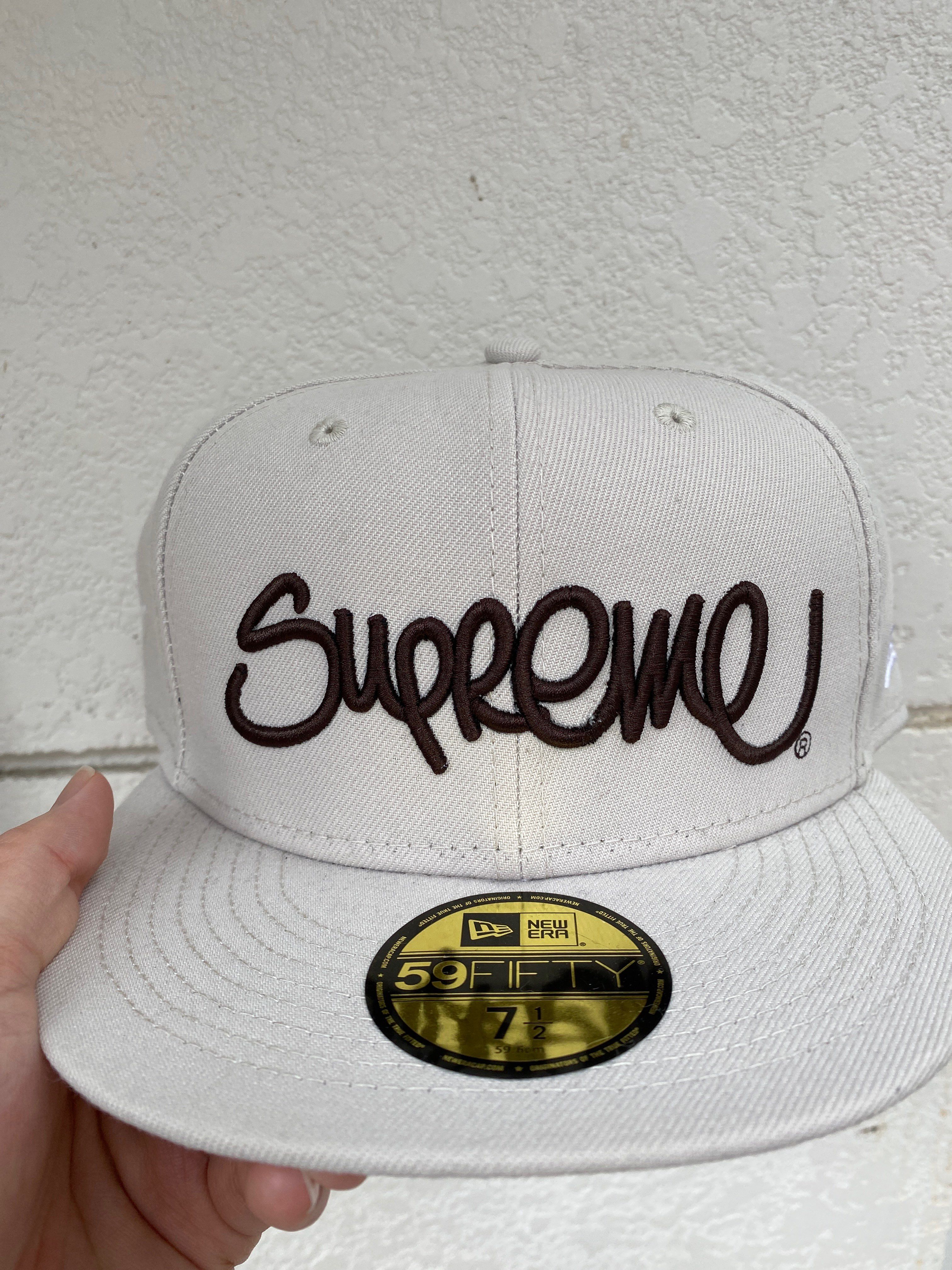 Supreme Handstyle New Era "Stone"