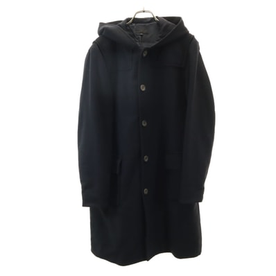A.P.C. アーペーセー フランス製 フーデッド ウールコート S ブラック