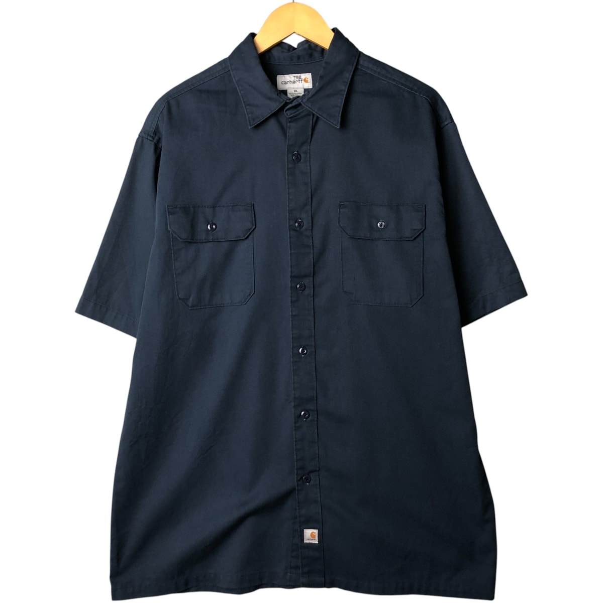 古着 カーハート Carhartt 半袖 ワークシャツ メンズXL相当/eaa575103