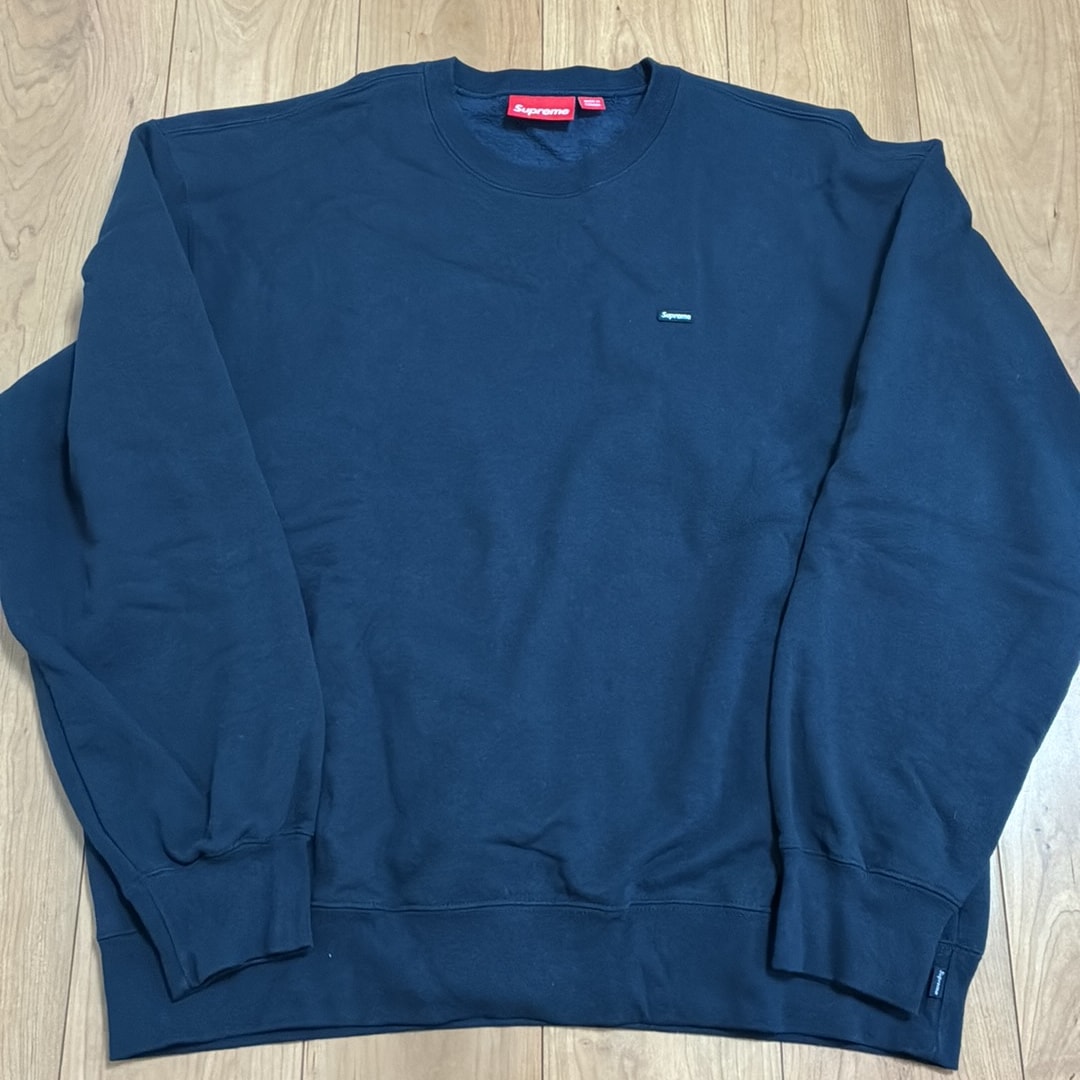 Supreme Small Box Crewneck (25FW) "Navy"