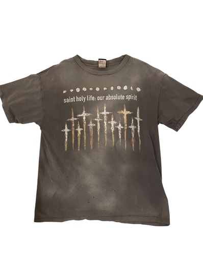 SAINT Mxxxxxx x FORSOMEONE FS_SS T-Shirt/God "Black"