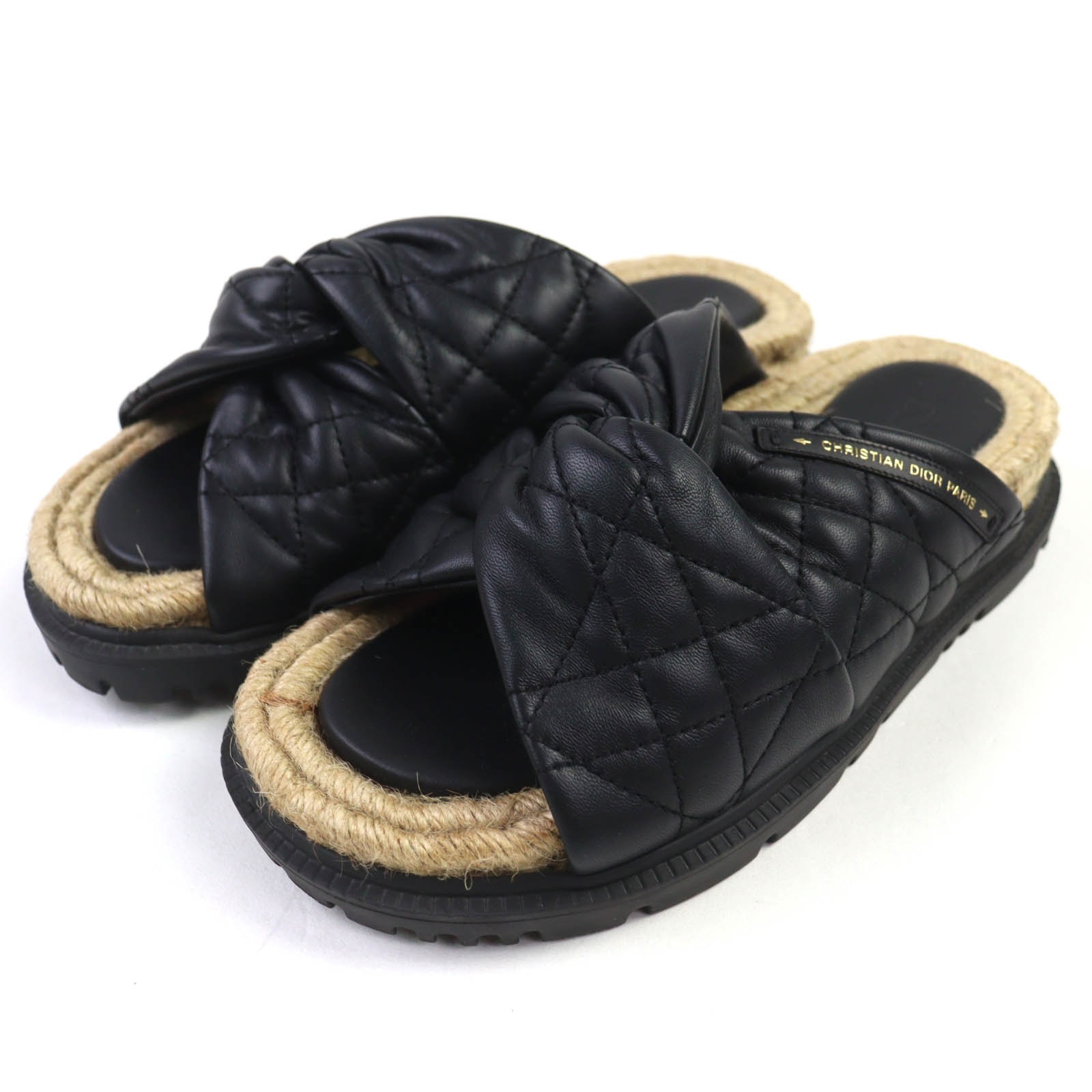 美品 クリスチャンディオール サンダル DTWIST カナージュ 35.5