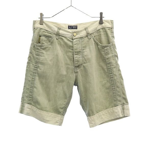 ARMANI JEANS アルマーニジーンズ デニムショートパンツ W30 ブルー ボタンフライ